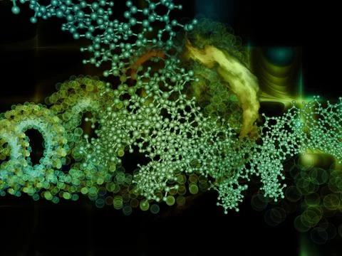 Inner Life of DNA Illustrazione stock