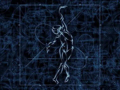 Inner Life of Geometry Stock Illustration