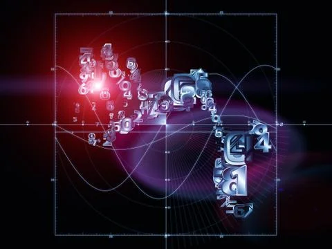 Inner Life of Geometry Stock Illustration