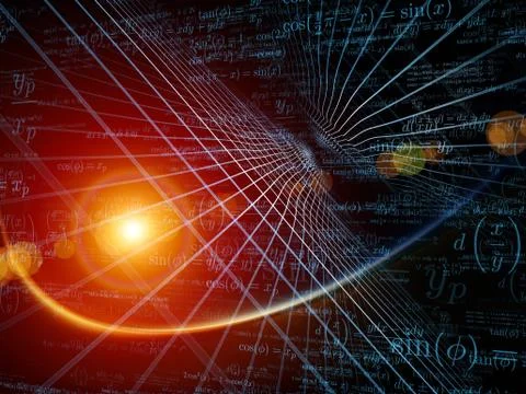 Inner Life of Geometry Stock Illustration