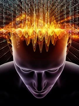 Inner Life of Human Mind Stock Illustration