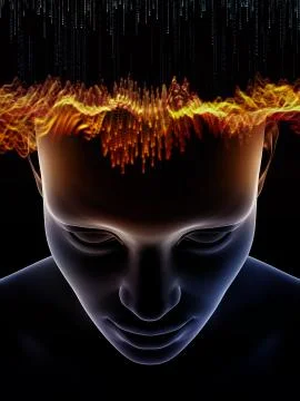 Inner Life of Human Mind Stock Illustration
