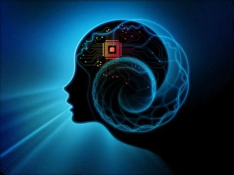Inner Life of Machine Consciousness Stock Illustration