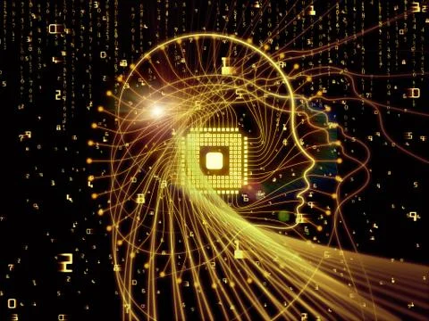 Inner Life of Machine Consciousness Stock Illustration