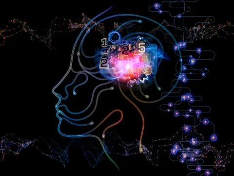 Inner Life of Machine Consciousness Stockillustratie