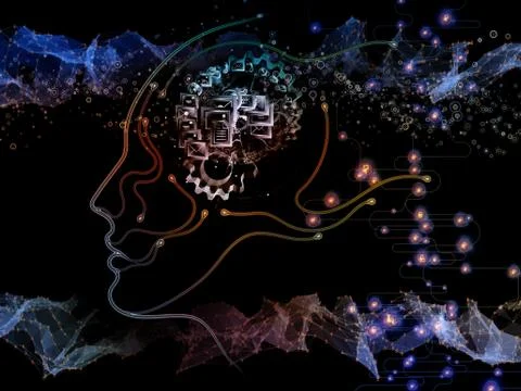 Inner Life of Machine Consciousness Illustrazione stock