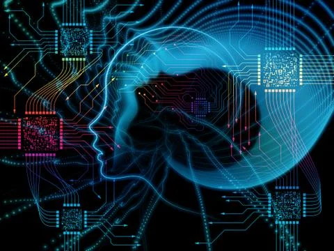 Inner Life of Machine Consciousness Stockillustratie
