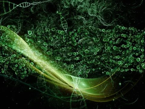 Inner Life of Micro-cosmos Stock Illustration