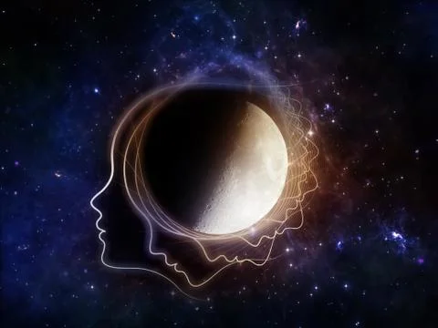Inner Life of the Moon イラスト素材