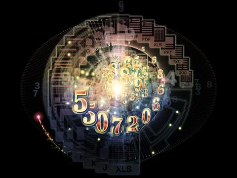 Inner Life of Numbers イラスト素材