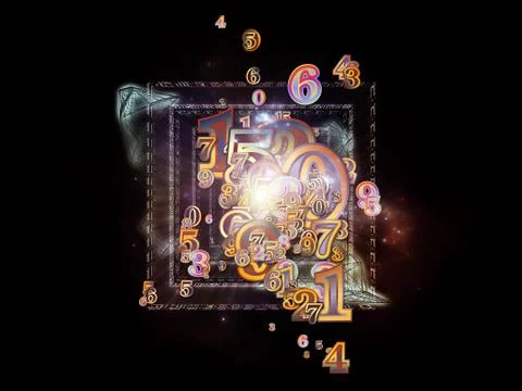 Inner Life of Numbers イラスト素材
