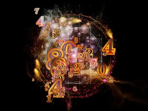Inner Life of Numbers Illustrazione stock