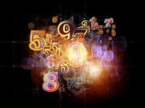 Inner Life of Numbers Illustrazione stock