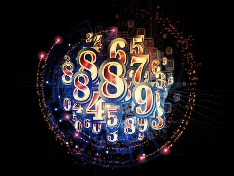 Inner Life of Numbers イラスト素材