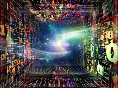 Inner Life of Numbers 스톡 일러스트