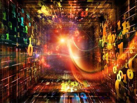 Inner Life of Numbers 스톡 일러스트