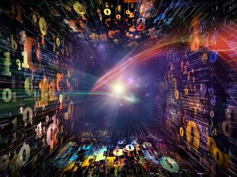 Inner Life of Numbers 스톡 일러스트