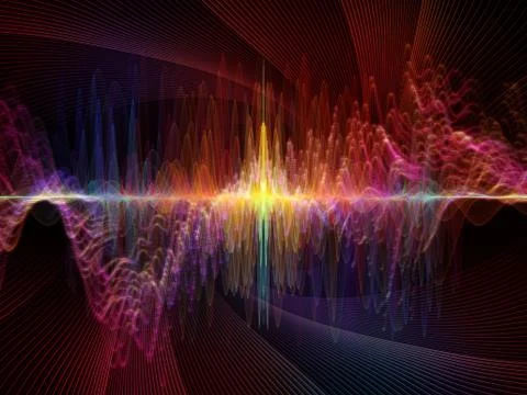 Inner Life of Oscillation Stock Illustration