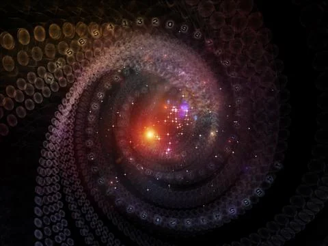 Inner Life of Spiral Stockillustratie