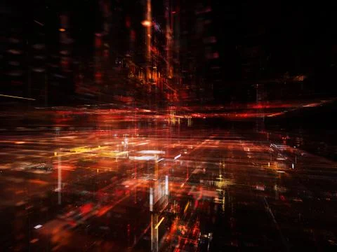 Inner Life of Technology Stock Illustration