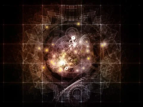 Inner Life of Technology Stock Illustration