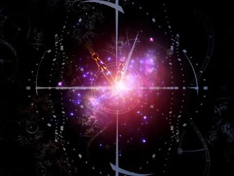 Inner Life of Temporal Realm Stock Illustration
