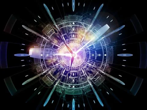 Inner Life of Temporal Realm Stock Illustration