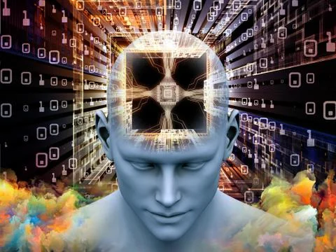 Inner Life of Thought Ilustración de archivo