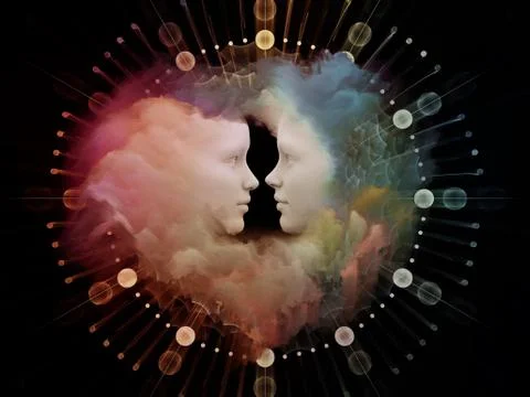 Inner Life of Unity Stock Illustration