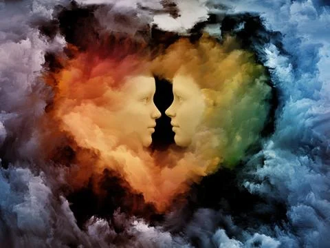 Inner Life of Unity Stock Illustration