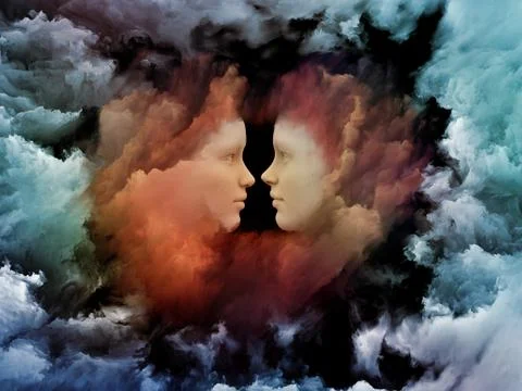 Inner Life of Unity Stock Illustration