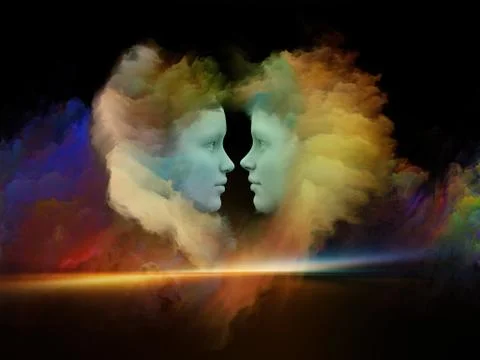 Inner Life of Unity Stock Illustration