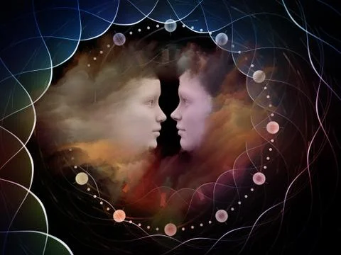 Inner Life of Unity Stock Illustration