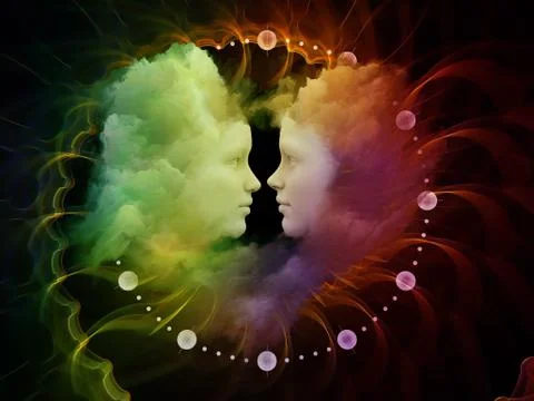 Inner Life of Unity Stock Illustration