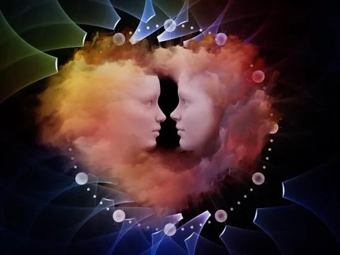 Inner Life of Unity Stock Illustration