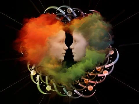 Inner Life of Unity Stock Illustration