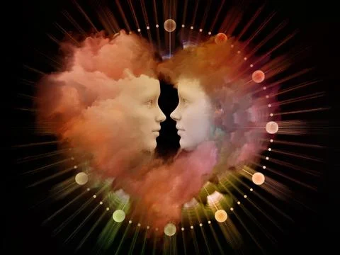Inner Life of Unity Stock Illustration