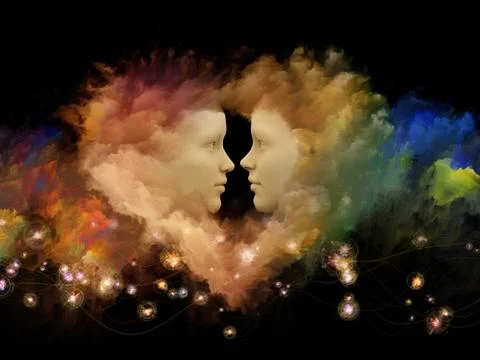 Inner Life of Unity Stock Illustration