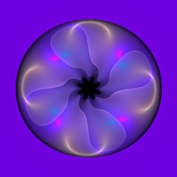 Inner light ball Stock Illustration