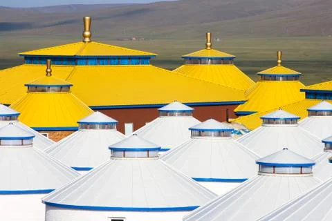 Inner Mongolia Yurt Stock Photos