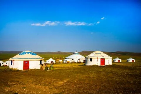 Inner Mongolia Yurt Stock Photos