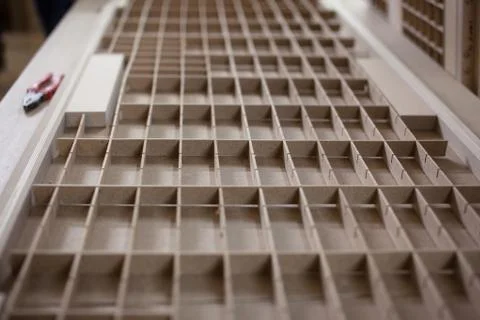 The inner part of the frame door Stock Photos