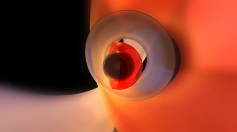 Inner shell rotation with alpha Video stock 32961478