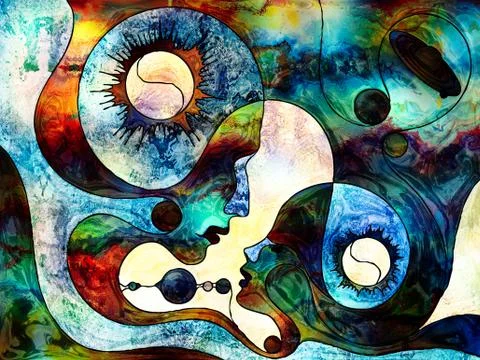 Inner Source Illustrazione stock