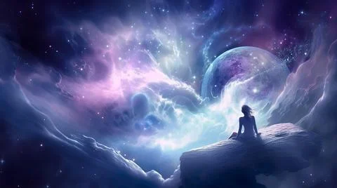 Inner Space Stock Illustration