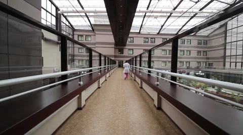 Inner space of Scientific-practical center of medical care Stock Footage 53229560