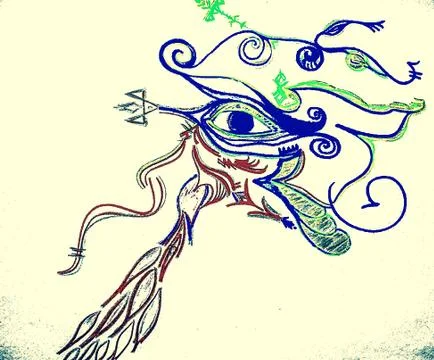 The inner workings of the eye Stock Illustration