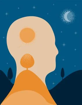 The Inner world Stock Illustration