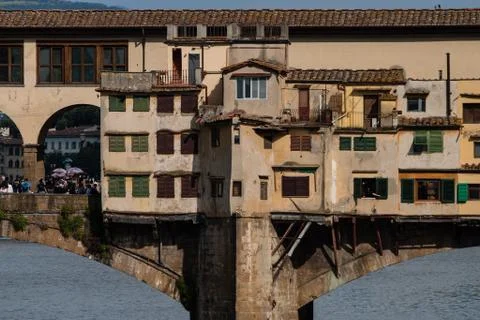 Inners of ponte vecchio Stock Photos