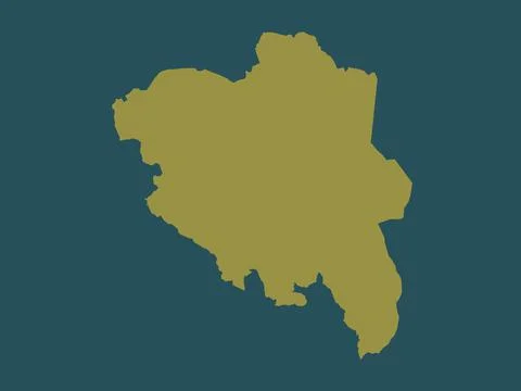 Innlandet, Norway. Solid color shape Stock Illustration